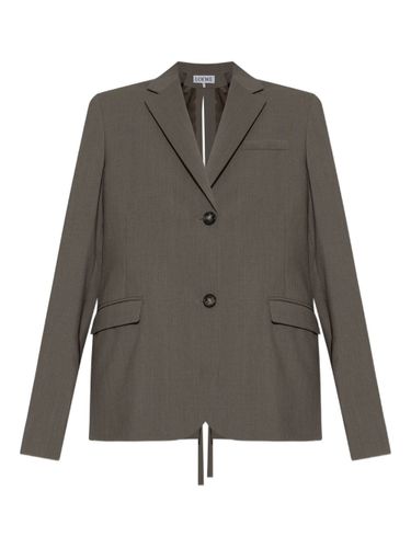 Loewe Wool Single-Breasted Jacket - Loewe - Modalova