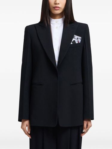 Single-Breasted Jacket - Emporio Armani - Modalova