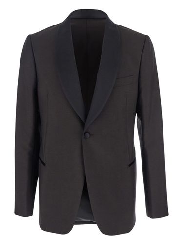 Wool Single-Breasted Jacket - Emporio Armani - Modalova