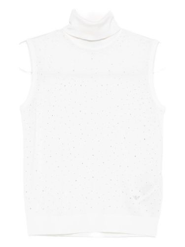 Emporio Armani Wool Turtle-Neck Top - Emporio Armani - Modalova