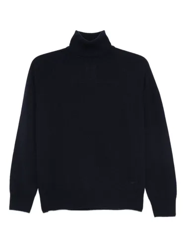 Cashmere Turtle-Neck Sweater - Emporio Armani - Modalova