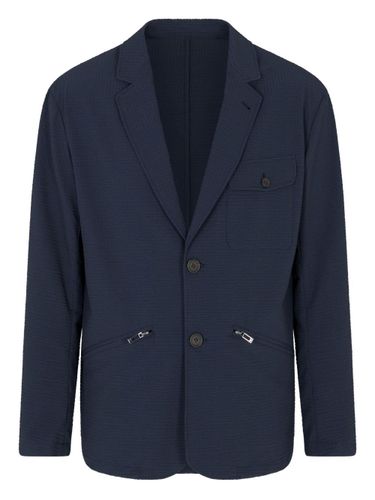 Single-Breasted Blazer Jacket - Emporio Armani - Modalova