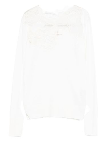 Wool Turtle Neck Sweater - Ermanno Scervino - Modalova