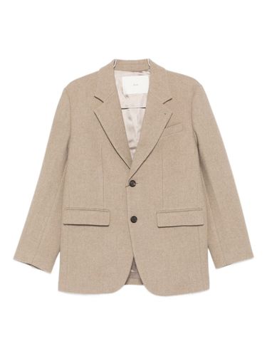 Wool Single-Breasted Blazer Jacket - DUNST - Modalova