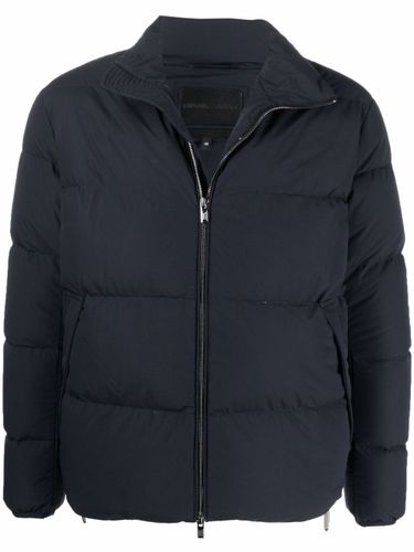 Nylon Short Down Jacket - Emporio Armani - Modalova