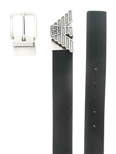 Emporio Armani Leather Belt - Set - Emporio Armani - Modalova