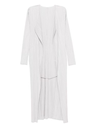 Pleated Long Cardigan - PLEATS PLEASE ISSEY MIYAKE - Modalova