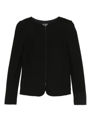 Cotton Blend Blazer Jacket - Emporio Armani - Modalova