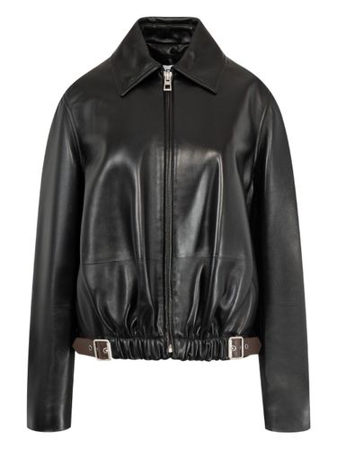 Loewe Leather Belted Jacket - Loewe - Modalova
