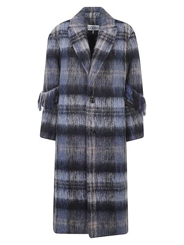 Loewe Wool Single-Breasted Coat - Loewe - Modalova
