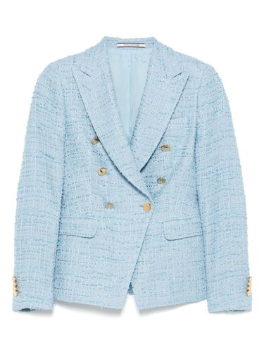 Cotton Single-Breasted Jacket - Tagliatore - Modalova