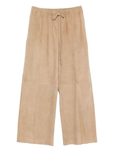 Alysi Suede Leather Trousers - Alysi - Modalova
