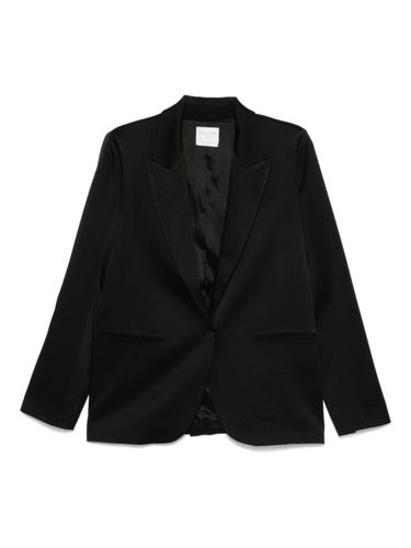 Satin Single-Breasted Jacket - Forte Forte - Modalova