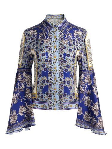 ALICE+OLIVIA Willa Printed Blouse - ALICE+OLIVIA - Modalova