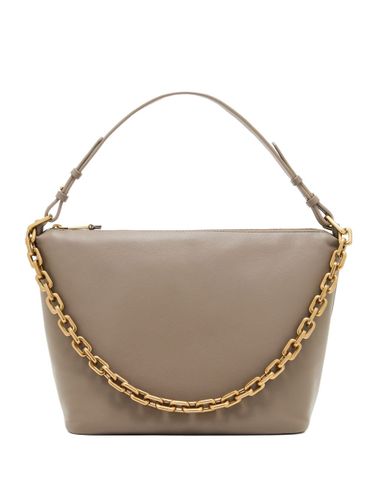 Leather Medium Hobo Bag - Emporio Armani - Modalova