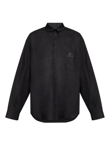 Oversized Shirt With Logo - Balenciaga - Modalova