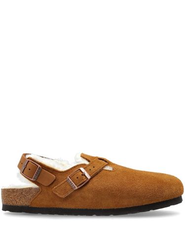 Tokio Shearling Suede Slippers - Birkenstock - Modalova