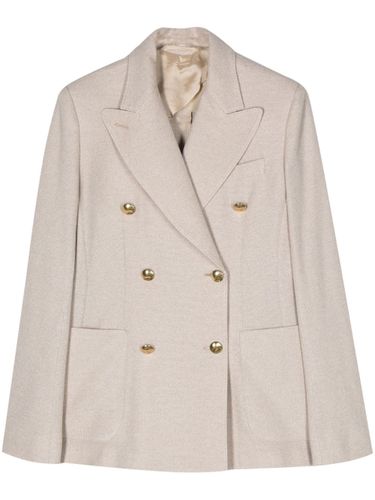 Linen Blend Single-Breasted Jacket - Max Mara - Modalova