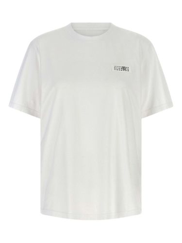 Logo Cotton T-Shirt - MM6 Maison Margiela - Modalova