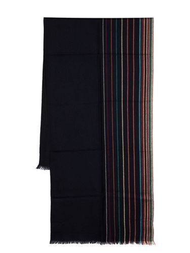 Signature Stripe Wool Scarf - Paul Smith - Modalova