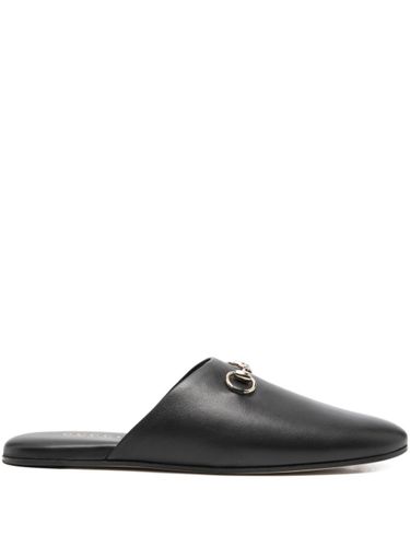 Gucci Leather Slippers - Gucci - Modalova