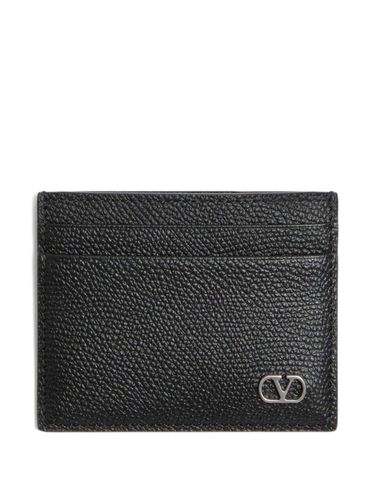 Leather Card Holder - Valentino Garavani - Modalova
