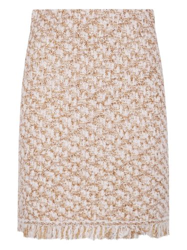 Wool Blend Midi Skirt - Fabiana Filippi - Modalova