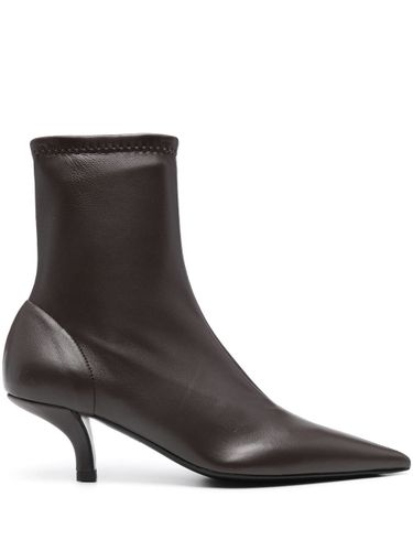 TOTEME Leather Heel Boots - TOTEME - Modalova