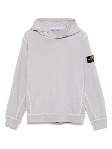 Hooded Sweatshirt With Compass Appliqué - Stone Island - Modalova