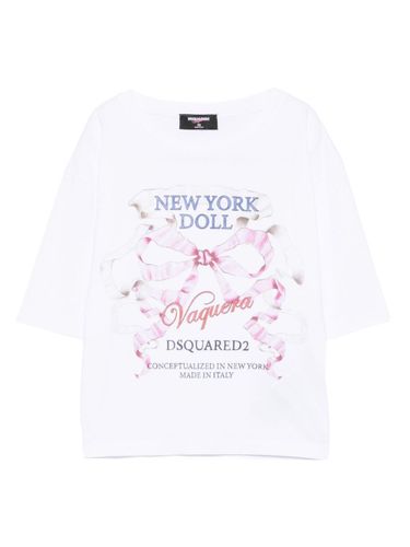 Dsquared2 Printed Cotton T-Shirt - Dsquared2 - Modalova
