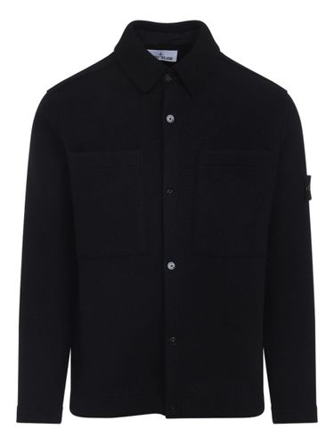 Wool Sweater With Buttons - Stone Island - Modalova