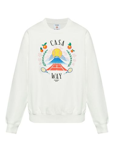 Casablanca Cotton Sweatshirt - Casablanca - Modalova