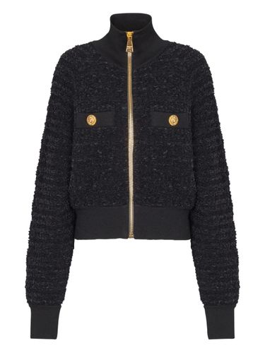 Balmain Zipper Bomber Jacket - Balmain - Modalova