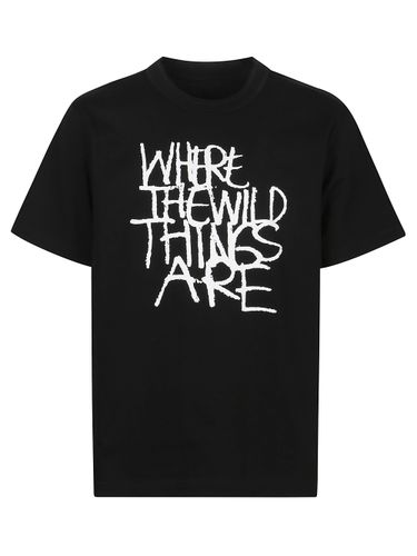 Sacai Cotton T-Shirt - Sacai - Modalova