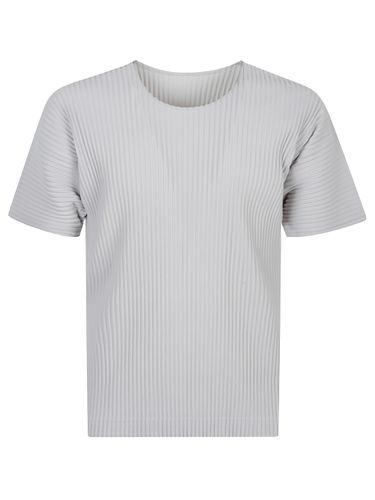 Long Sleeve Roundneck T-Shirt - HOMME PLISSE' ISSEY MIYAKE - Modalova