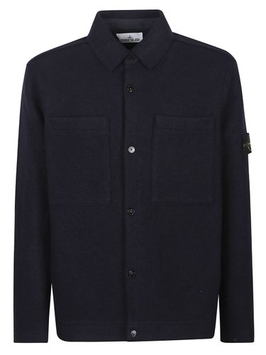 Cardigan Sweather With Logo - Stone Island - Modalova