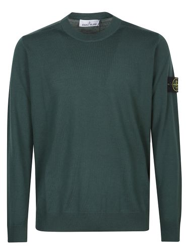 Stone Island Crew Neck Wool Sweater - Stone Island - Modalova