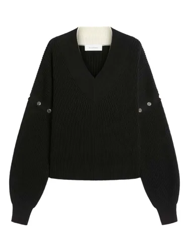 SportMax V-Neck Wool Sweater - SportMax - Modalova