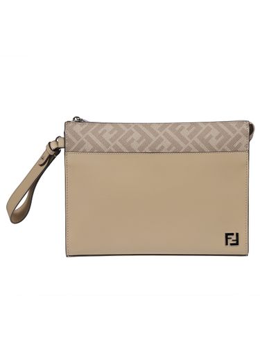 Fendi Leather Clutch Bag - Fendi - Modalova