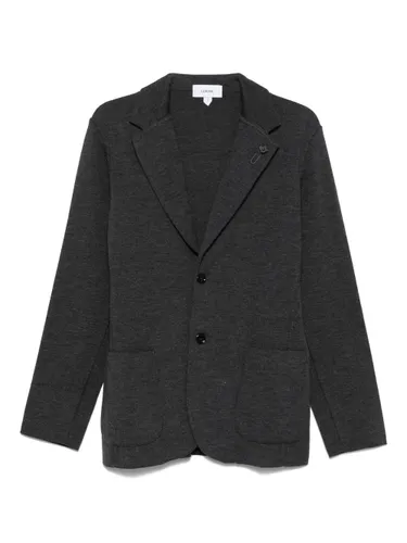 Single-Breasted Knitted Blazer - Lardini - Modalova