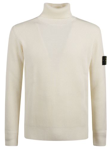 Wool Turtleneck Sweater - Stone Island - Modalova