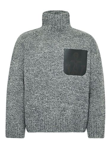 Leather Patch Pocket Turtleneck - JW ANDERSON - Modalova