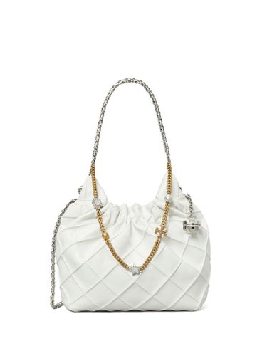 Fleming Mini Leather Hobo Bag - Tory Burch - Modalova
