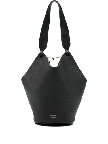 Lotus Mini Leather Bucket Bag - KHAITE - Modalova