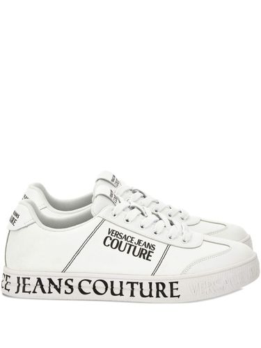 Logo Leather Sneaker - VERSACE JEANS COUTURE - Modalova