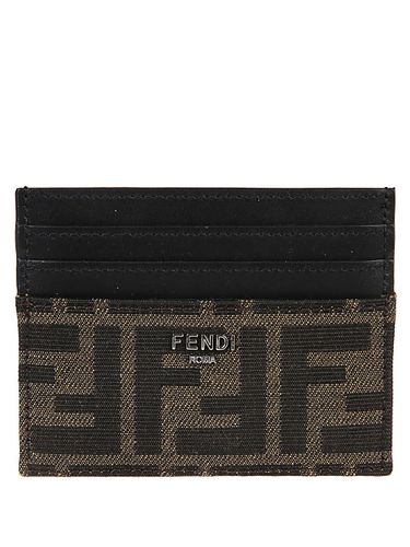 Fendi Ff Jacquard Card Holder - Fendi - Modalova