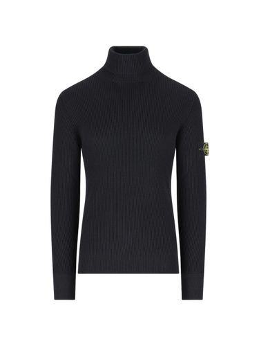 Full Rib Turtleneck Sweater - Stone Island - Modalova