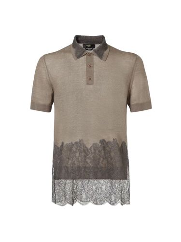 Fendi Polo In Cashmere And Lace - Fendi - Modalova
