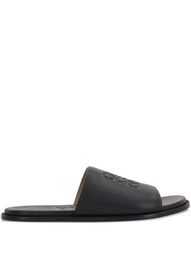 Loewe Flex Anagram Leather Slides - Loewe - Modalova