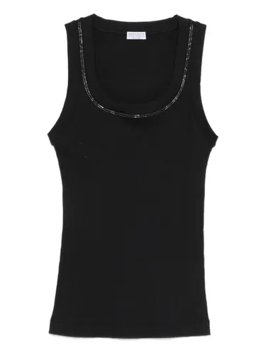Brunello Cucinelli Cotton Tank Top - Brunello Cucinelli - Modalova